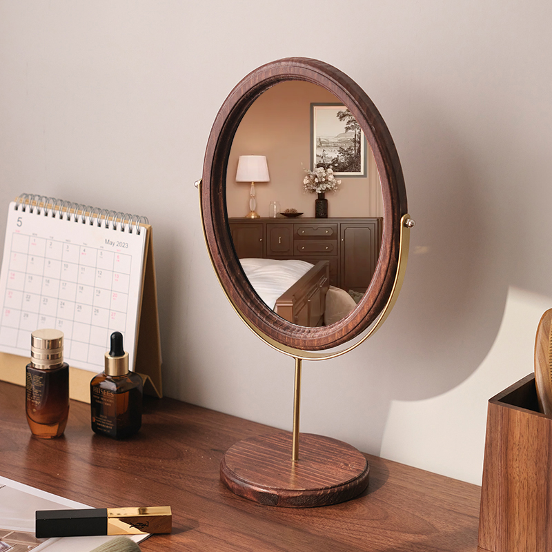 Luxury Skincare Products - Specchio cosmetico da tavolo per camera