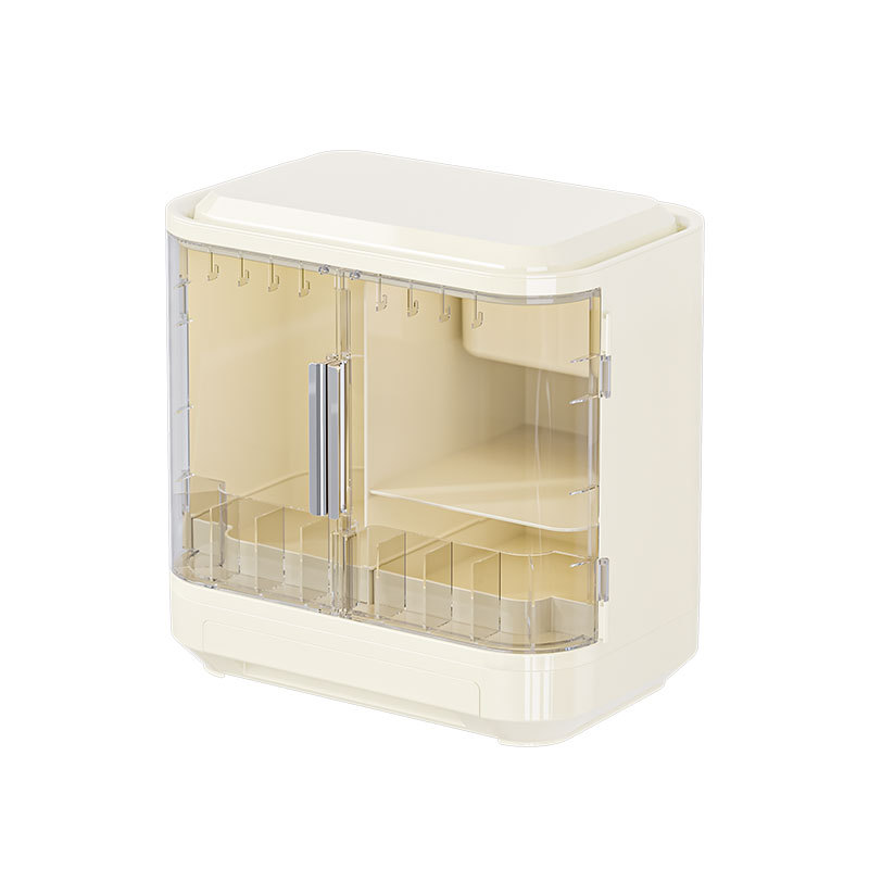 Luxury High End Skincare - Scatola porta cosmetici con specchio, scaffale