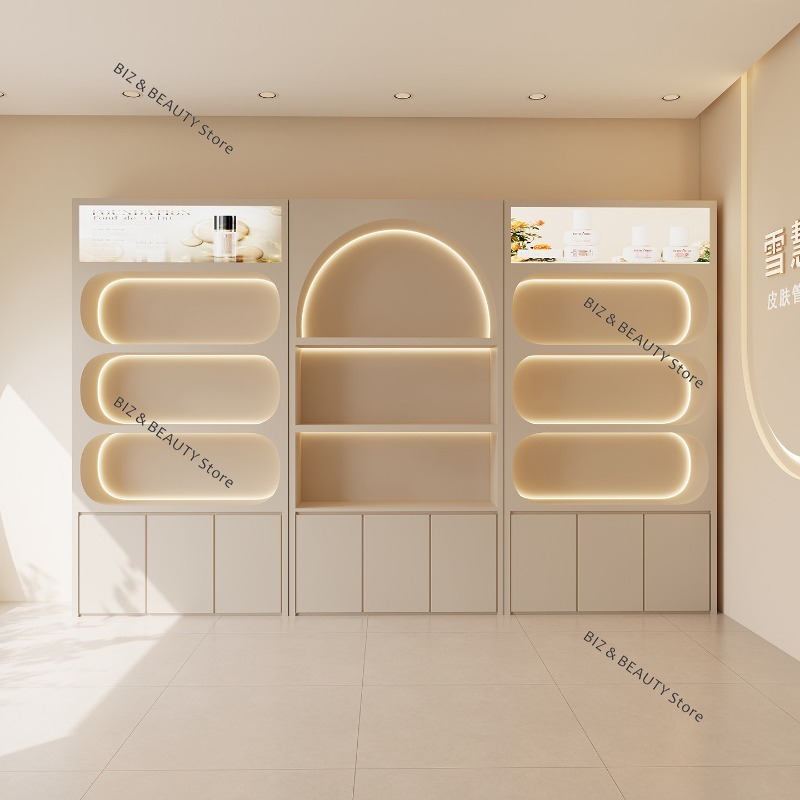 Luxury High End Skincare - Vetrina Espositiva di Lusso per Salone