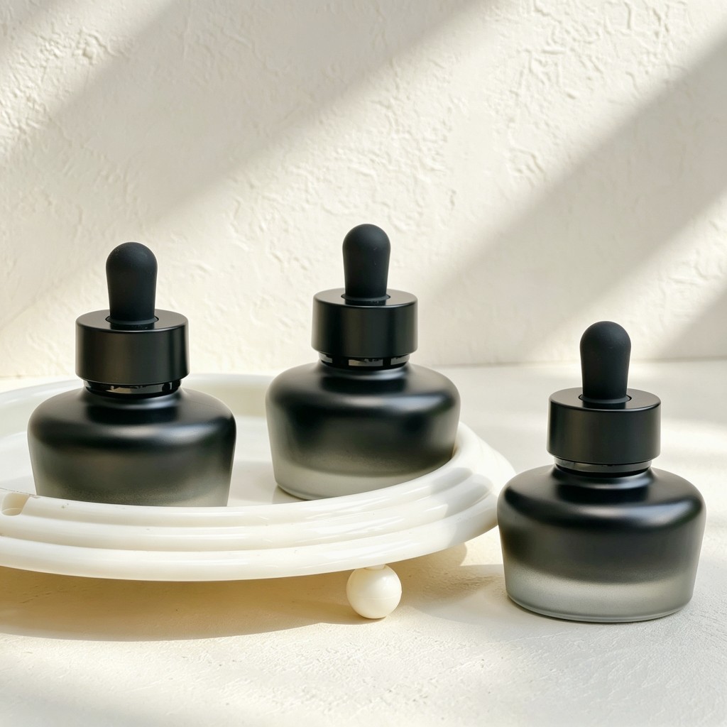 Luxury Skincare Serum - Flacone Contagocce in Vetro Satinato da