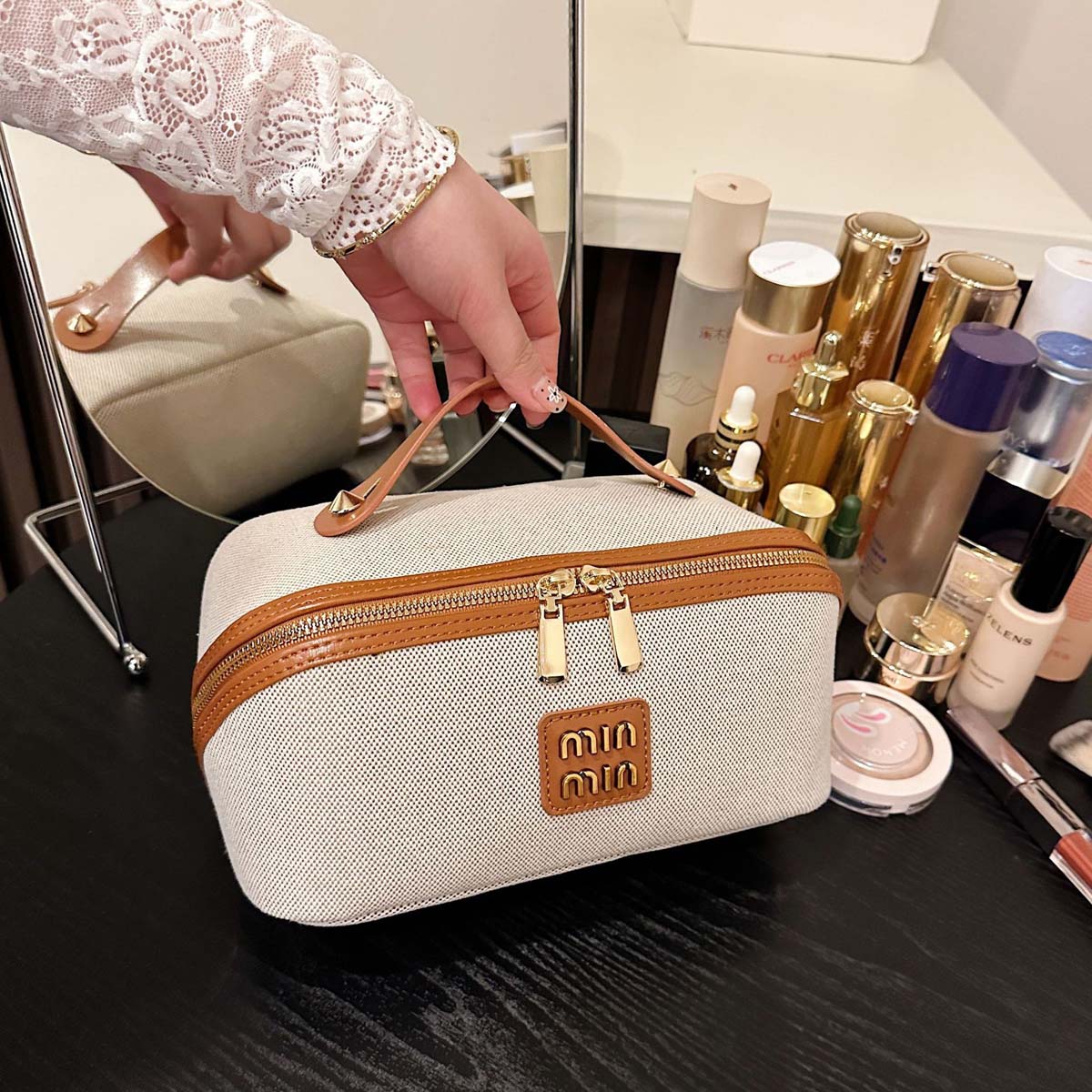 Luxury High End Skincare - Borsa per il trucco - Borsa